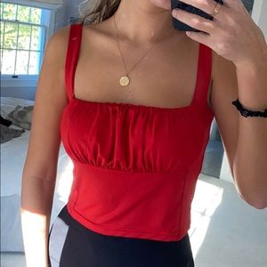 Cropped tank-top